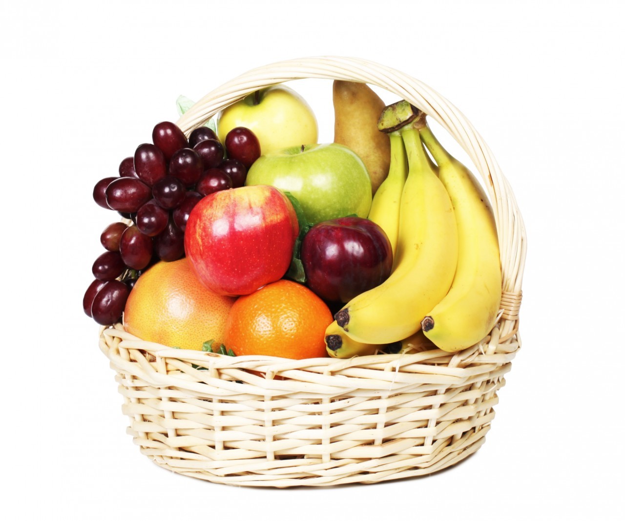 Basket of Fresh Fruits
