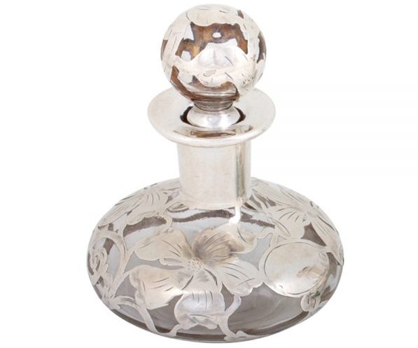 A bottle of vintage perfume