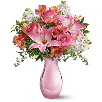 Flowers in a beautiful flower vase