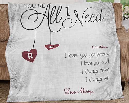 Personalized blanket