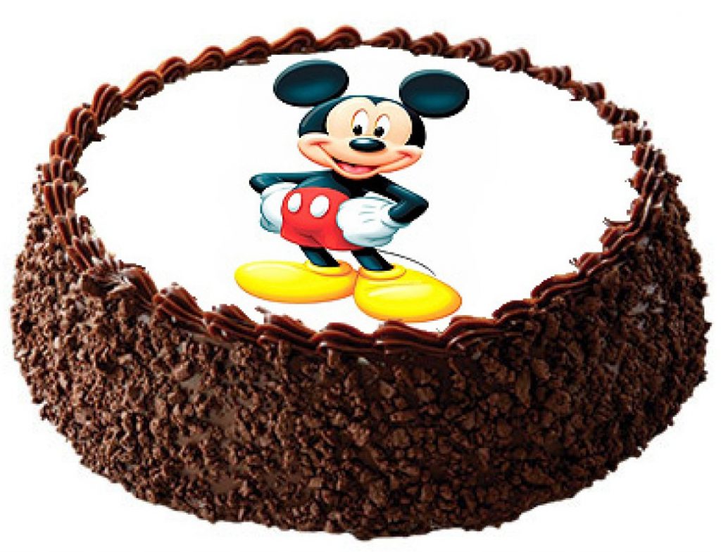 mickey mouse photo cake