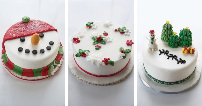 Christmas Fondant Cake