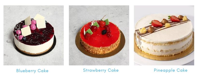 Valentine Cakes by Flavor