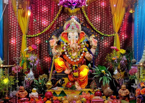 home decor ganesh utsav