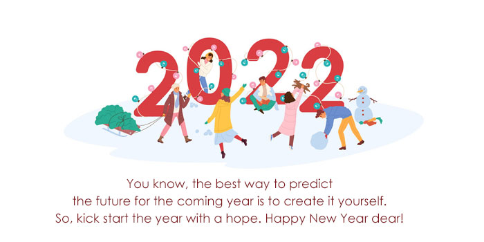New year motivational quote