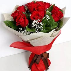 Bunch Of Ravishing Red Roses :  Fathers Day Flowers