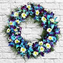 Orchids Wreath