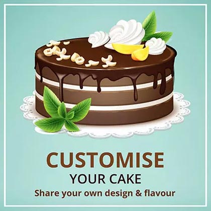 Customized Cake Truffle 16 PORTIONs