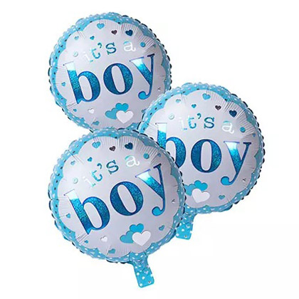 Its A Boy Foil Balloons