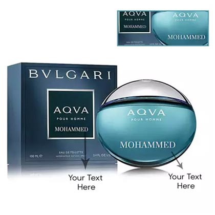 Personalised Aqua Pur Homme Perfume for Men 100ml