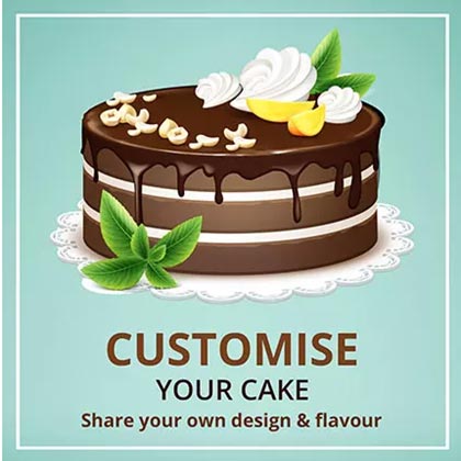 Customized Cake Truffle 16 PORTIONs