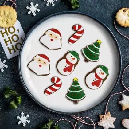 Assorted Christmas Cookies 8pcs