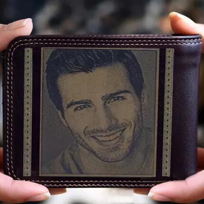 Personalised Mens Wallet With Photo