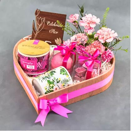 Celebrate Her Pink Gift Tray
