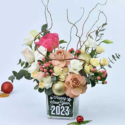 New Year 2023 Wishes Flowers