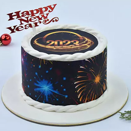 2023 New Year Celebration Cake