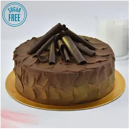Sugar Free Chocolate Cake Half Kg