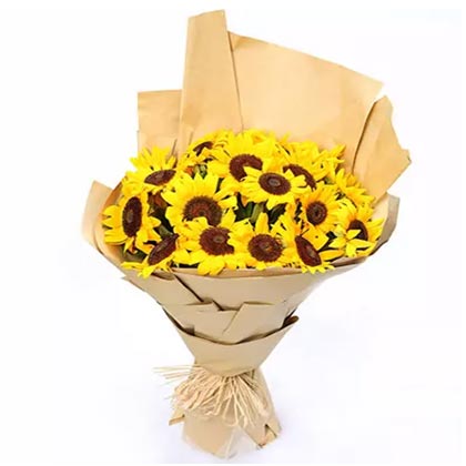 Sunny Hill 20 Sunflowers Bouquet