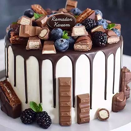 Choco Vanilla Cake For Ramadan