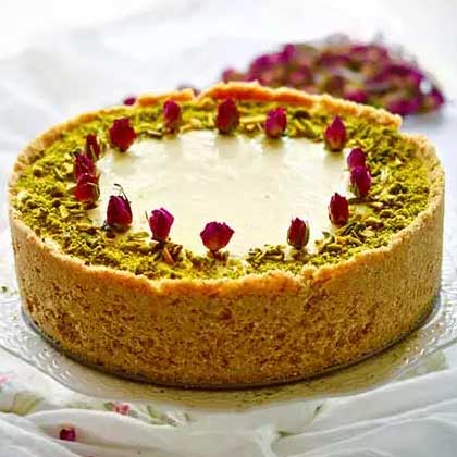Cheesecake With Gulabjamun Stuffing 4 Portion