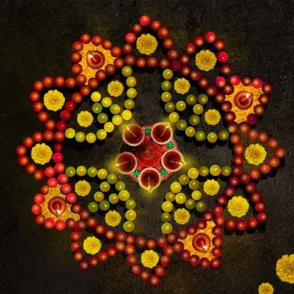 Welcoming Diwali Rangoli