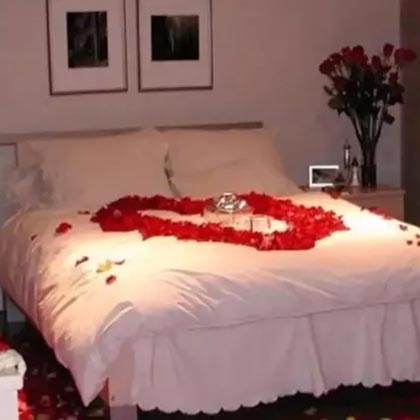 Velvety Surprise With Roses and Petals